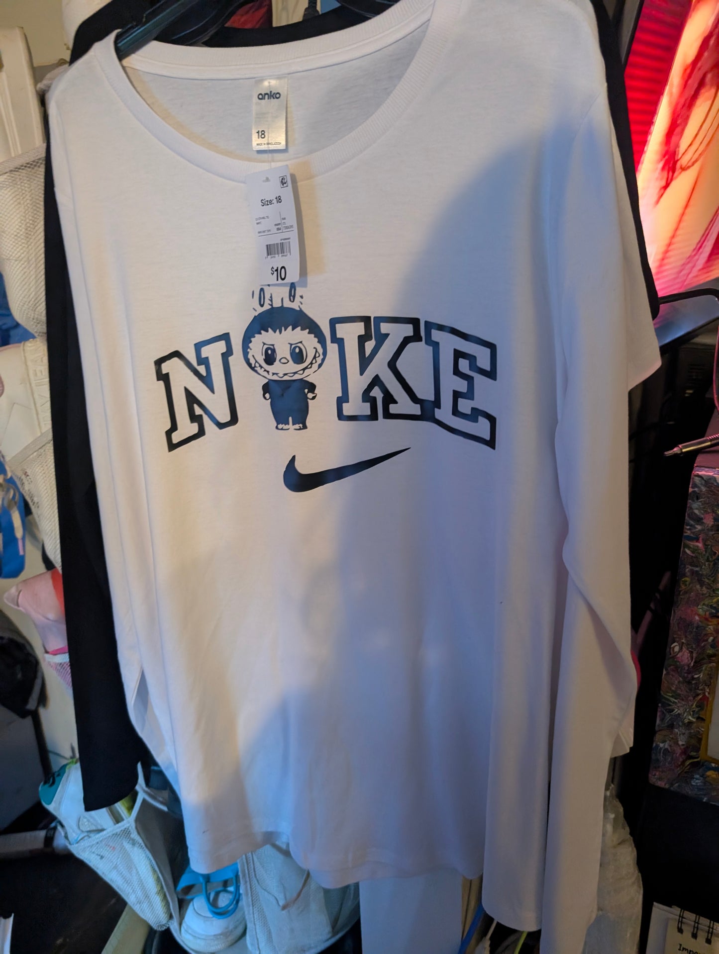 Nike x Labubu Inspired Streetwear Tee – Limited Edition