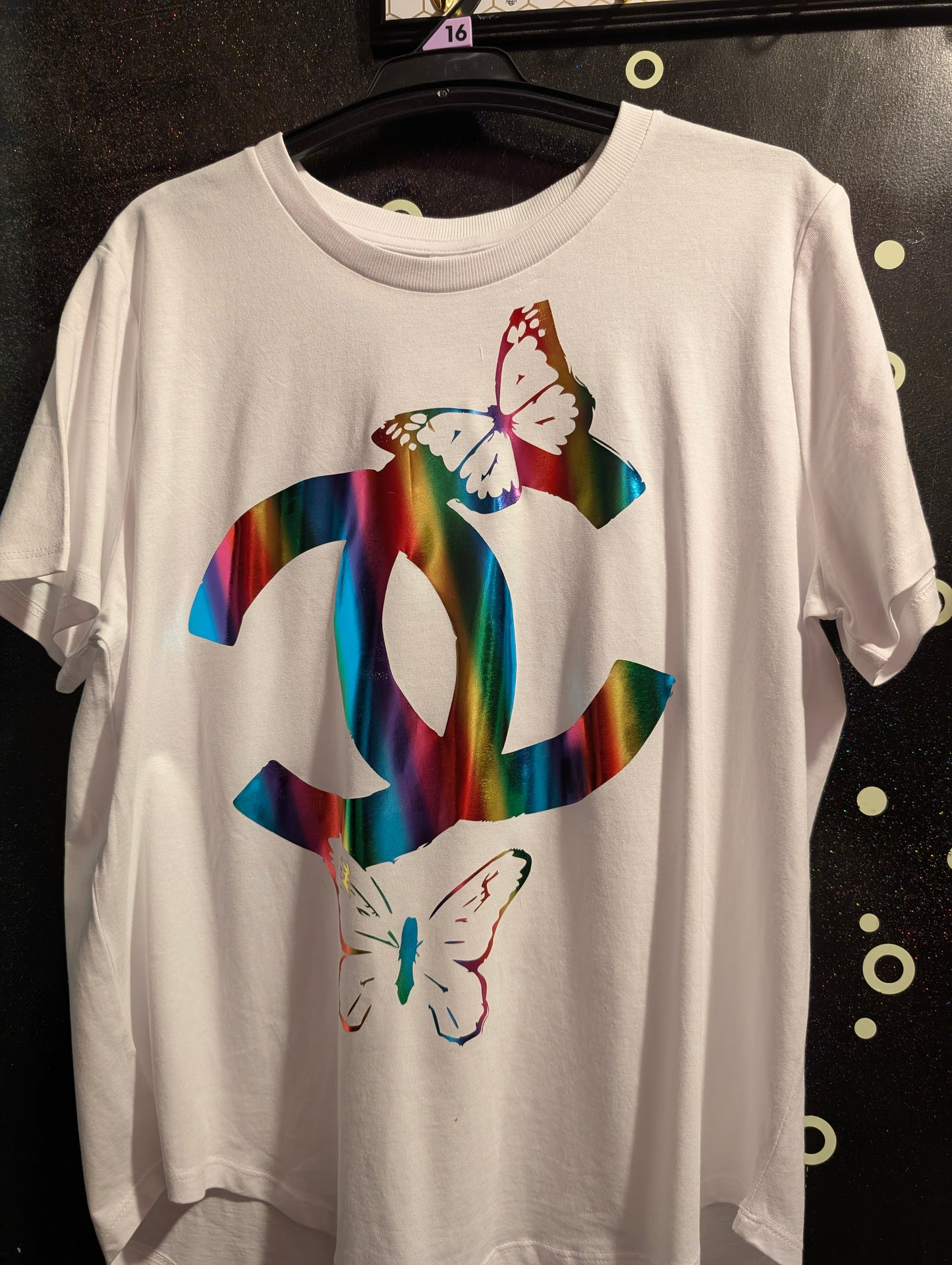 Designer-Inspired Short Sleeve White Tees – Cute & Luxe Streetwear