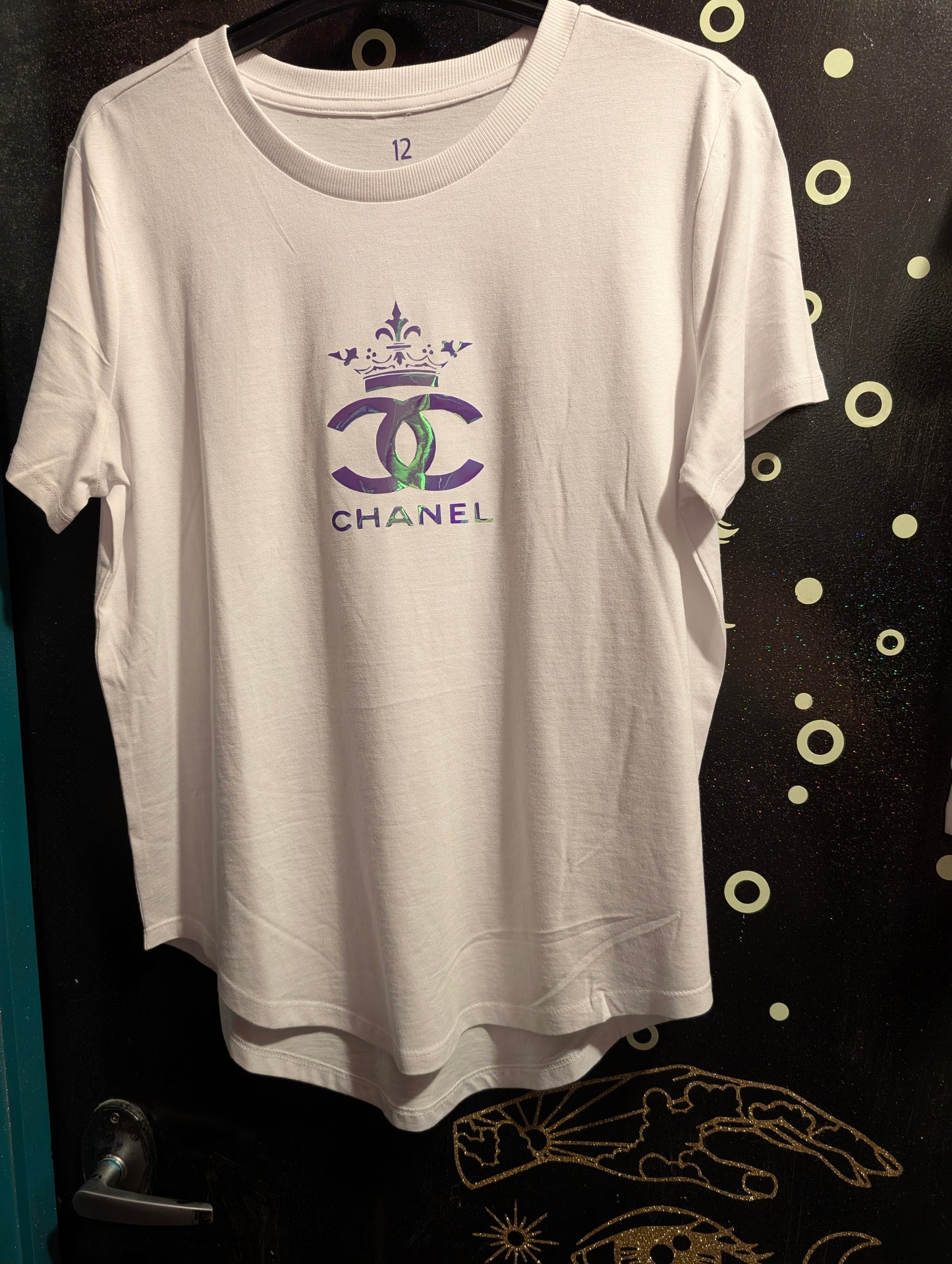 Designer-Inspired Short Sleeve White Tees – Cute & Luxe Streetwear