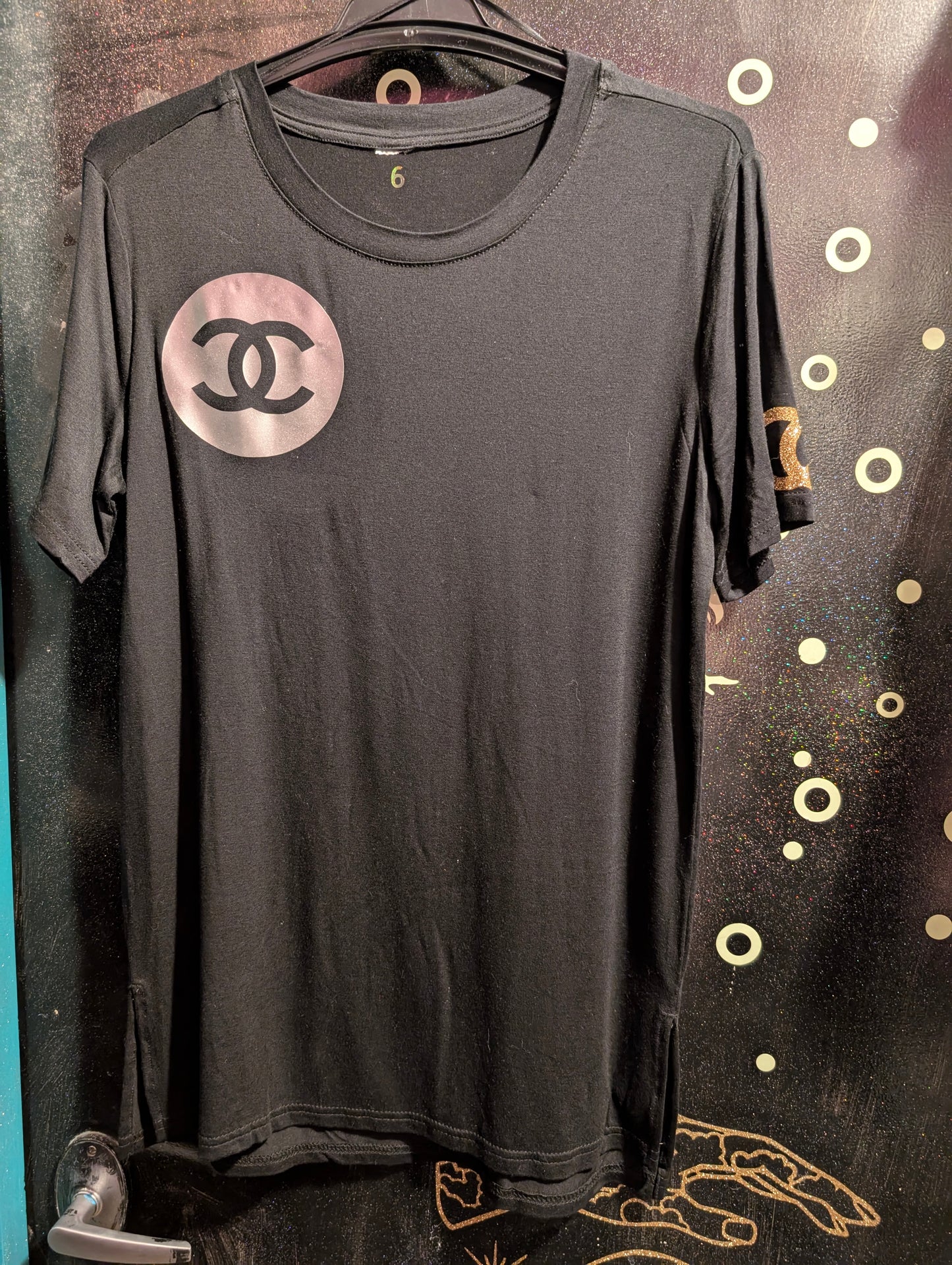 Designer-Inspired Short Sleeve Black Tees – Bold Luxe Streetwear