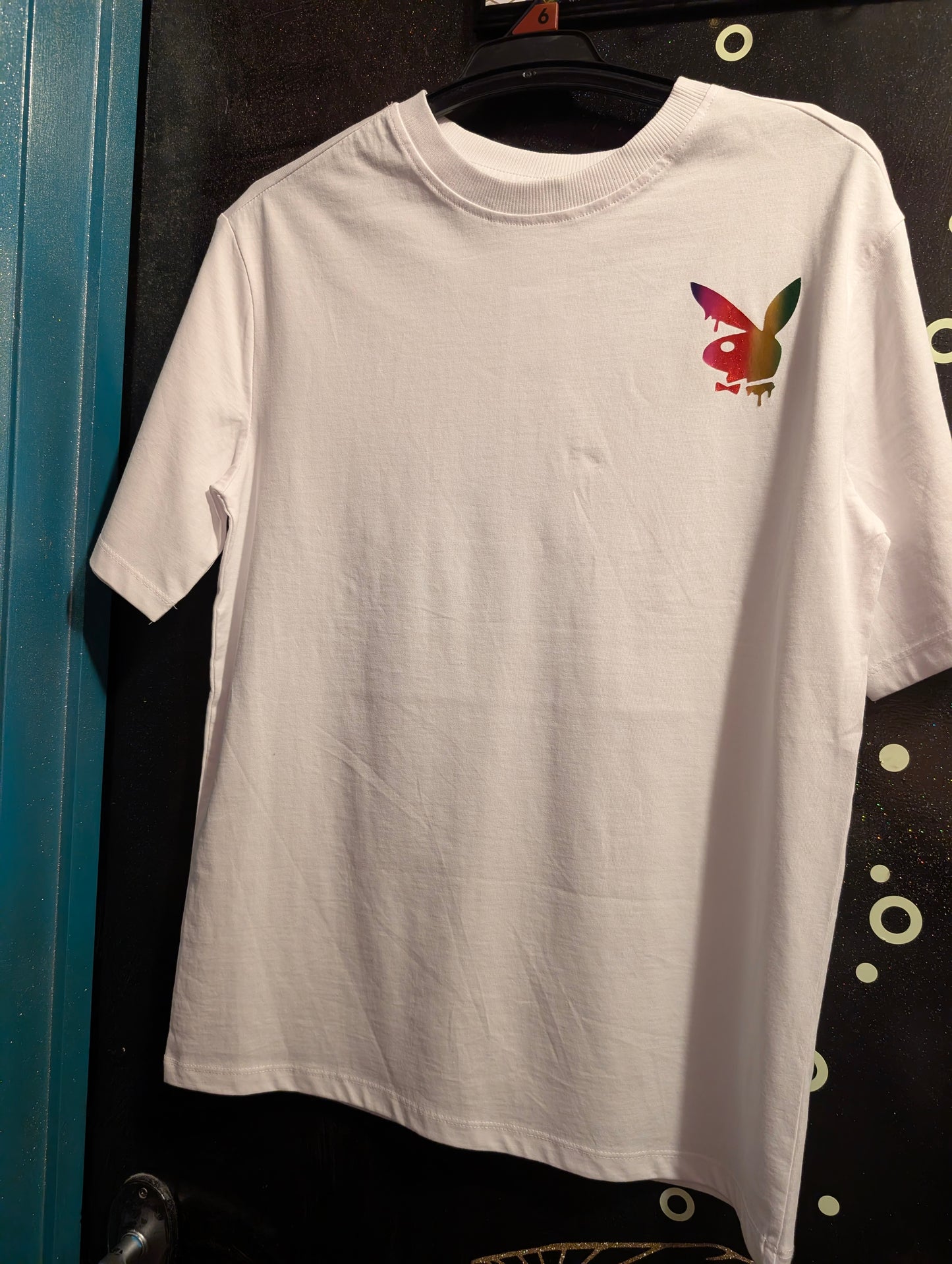 Designer-Inspired Short Sleeve White Tees – Cute & Luxe Streetwear