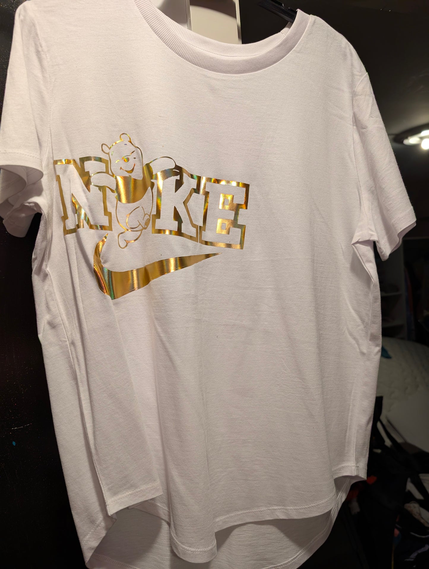 Designer-Inspired Short Sleeve White Tees – Cute & Luxe Streetwear