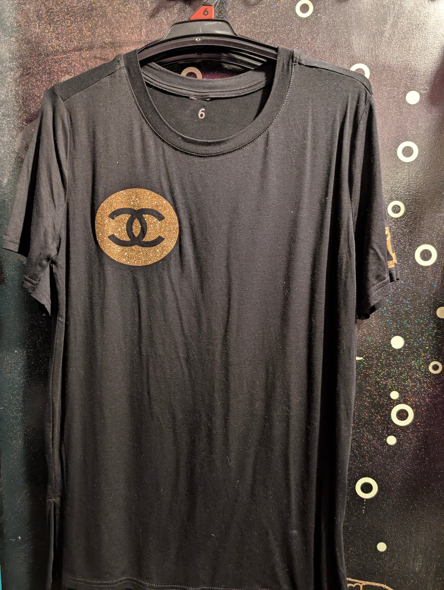 Designer-Inspired Short Sleeve Black Tees – Bold Luxe Streetwear