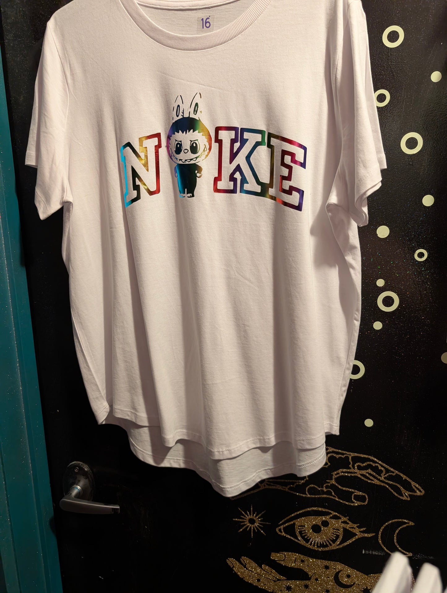 Designer-Inspired Short Sleeve White Tees – Cute & Luxe Streetwear