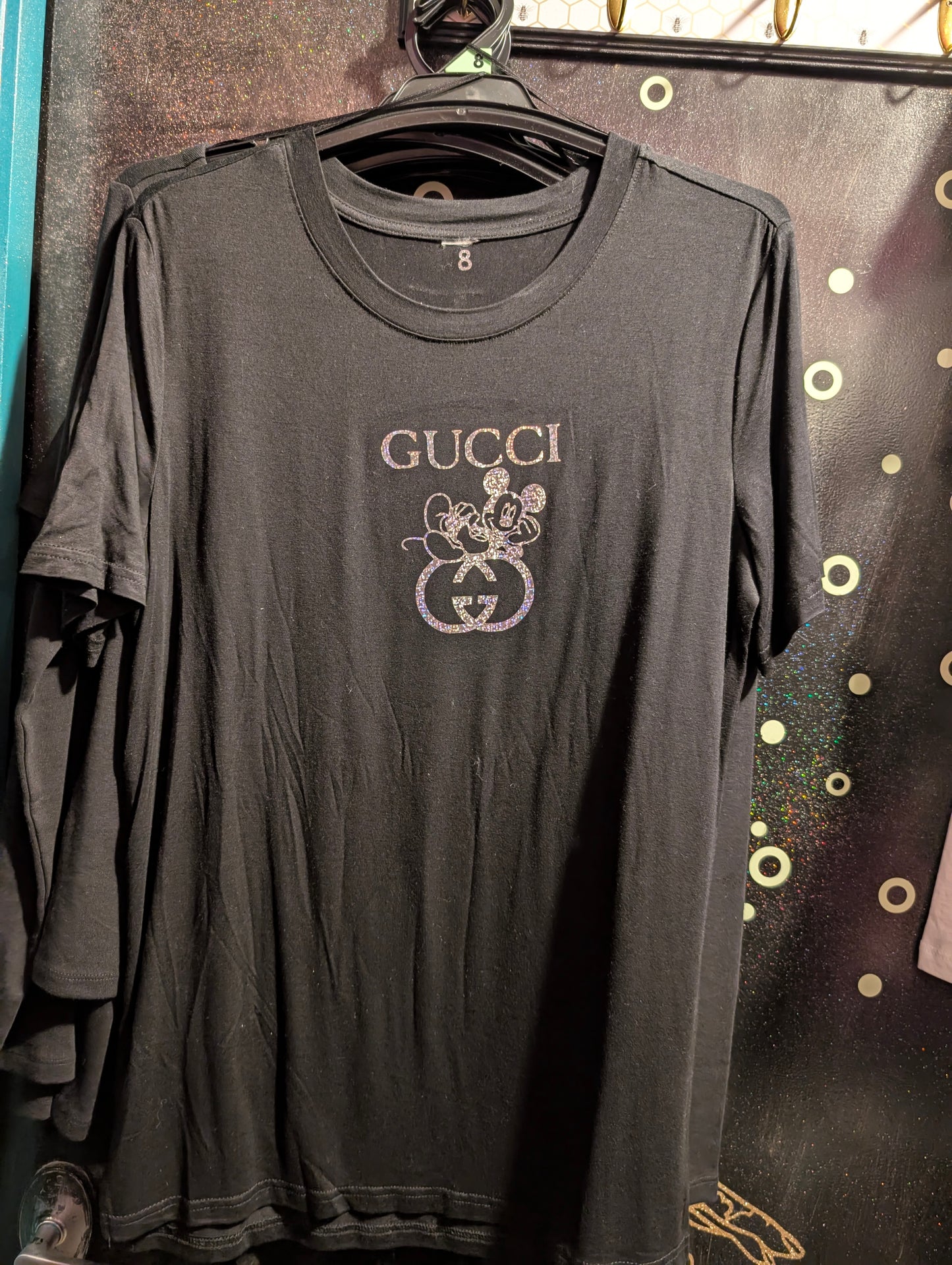 Designer-Inspired Short Sleeve Black Tees – Bold Luxe Streetwear