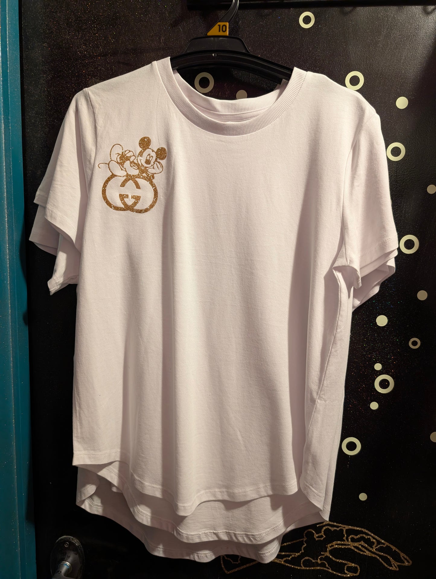 Designer-Inspired Short Sleeve White Tees – Cute & Luxe Streetwear